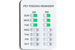 Magnetic Dog Food Tracker with Sticker