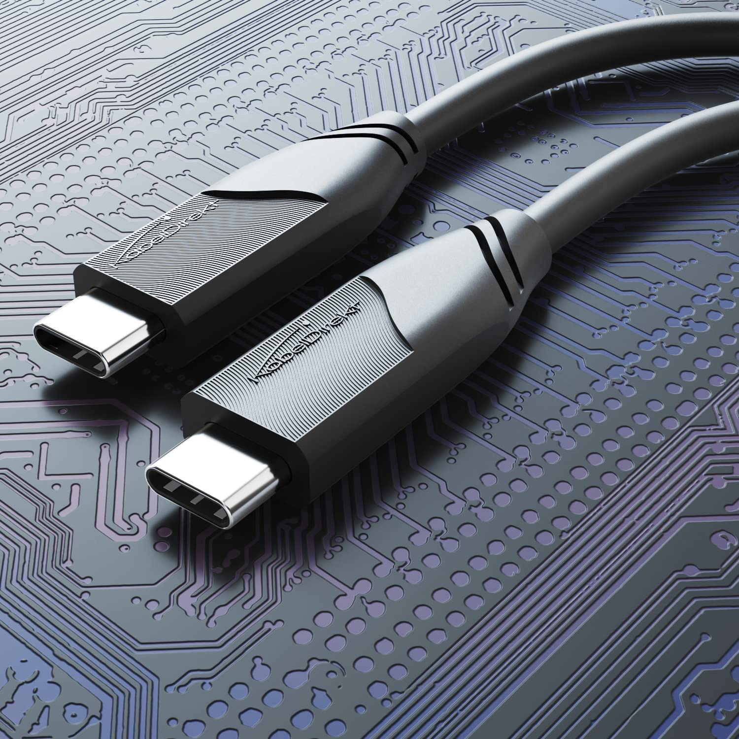 KabelDirekt – Câble USB-C 8K tout-en-un – 5m, 40Gbit/s, 100W