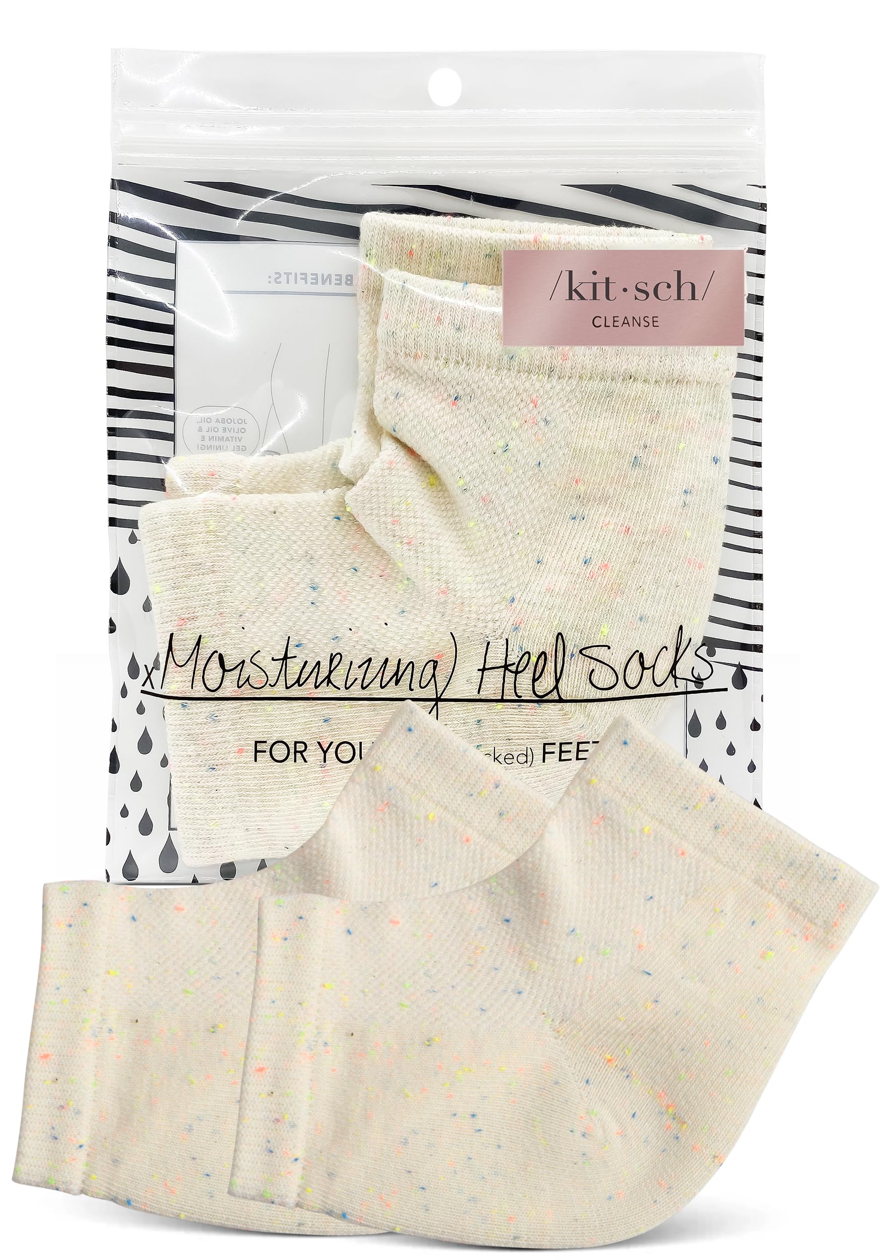 Kitsch Moisturizing Spa Socks for Cracked Heel Treatment - 1 Pair