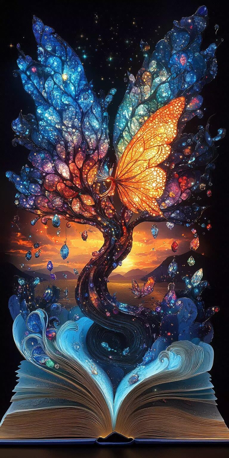 Dipingere con i Numeri Adulti AlberoLibri, 60x120cm, k-384