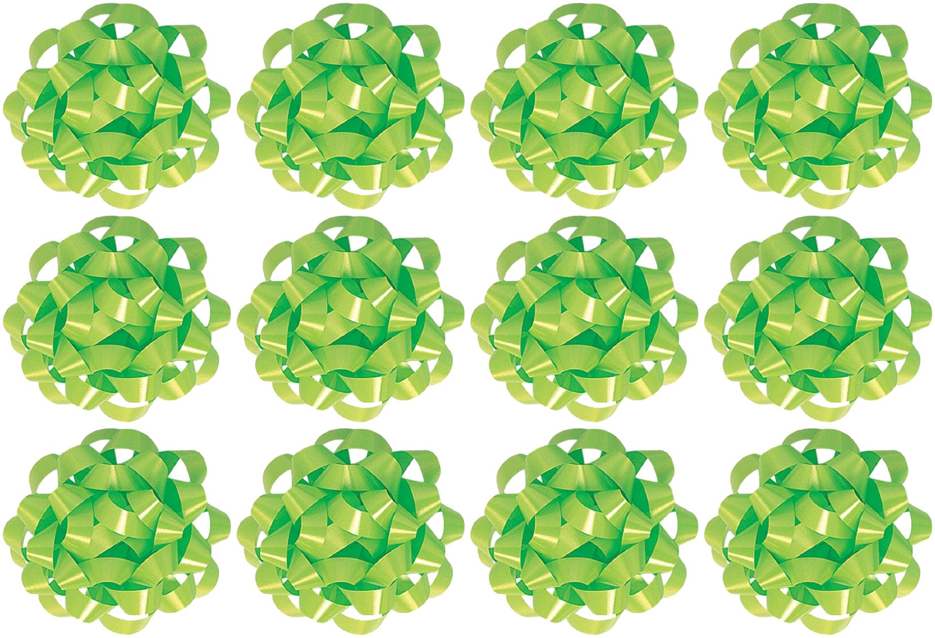The Gift Wrap Company Decorative matte bows, Lime, Medium