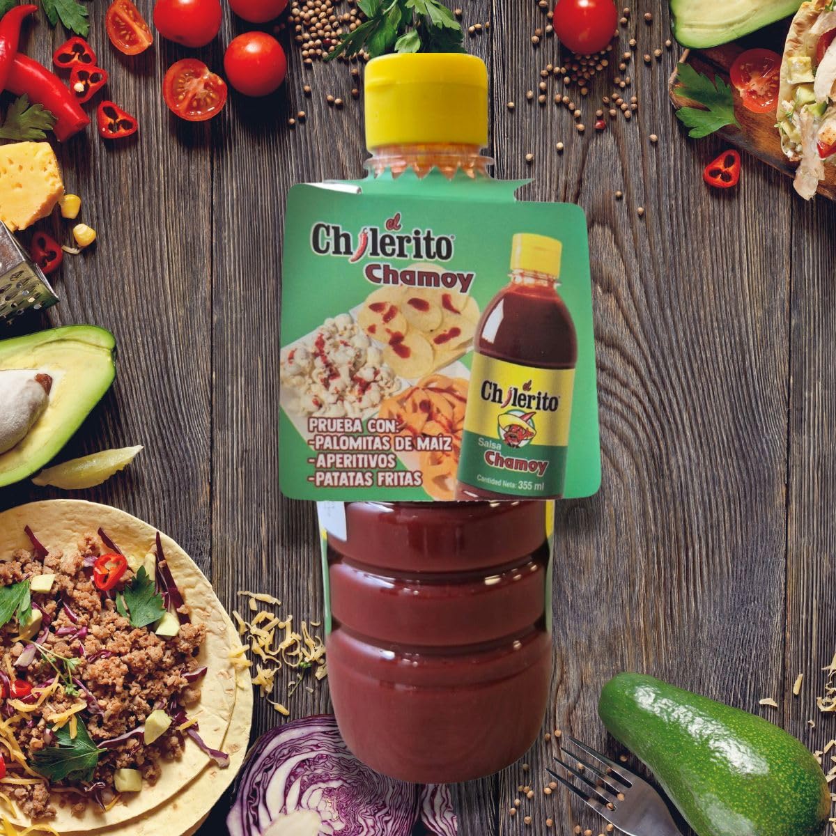Pack de 3 Chilerito Chamoy 355 ml Universabor Auténtico Sabor Mexicano para Empresas