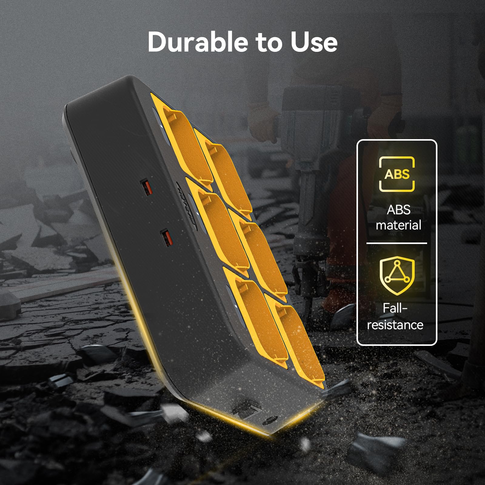 Retevis RB648 Cargador de 6 Puertos para Walkie-talkies RB648/RB648P, Carga 6 Radio de 2 vías, con 8 Protecciones, Alimentación AC/DC e Indicadores LED, Carga Eficiente y Segura (1 Paquete)