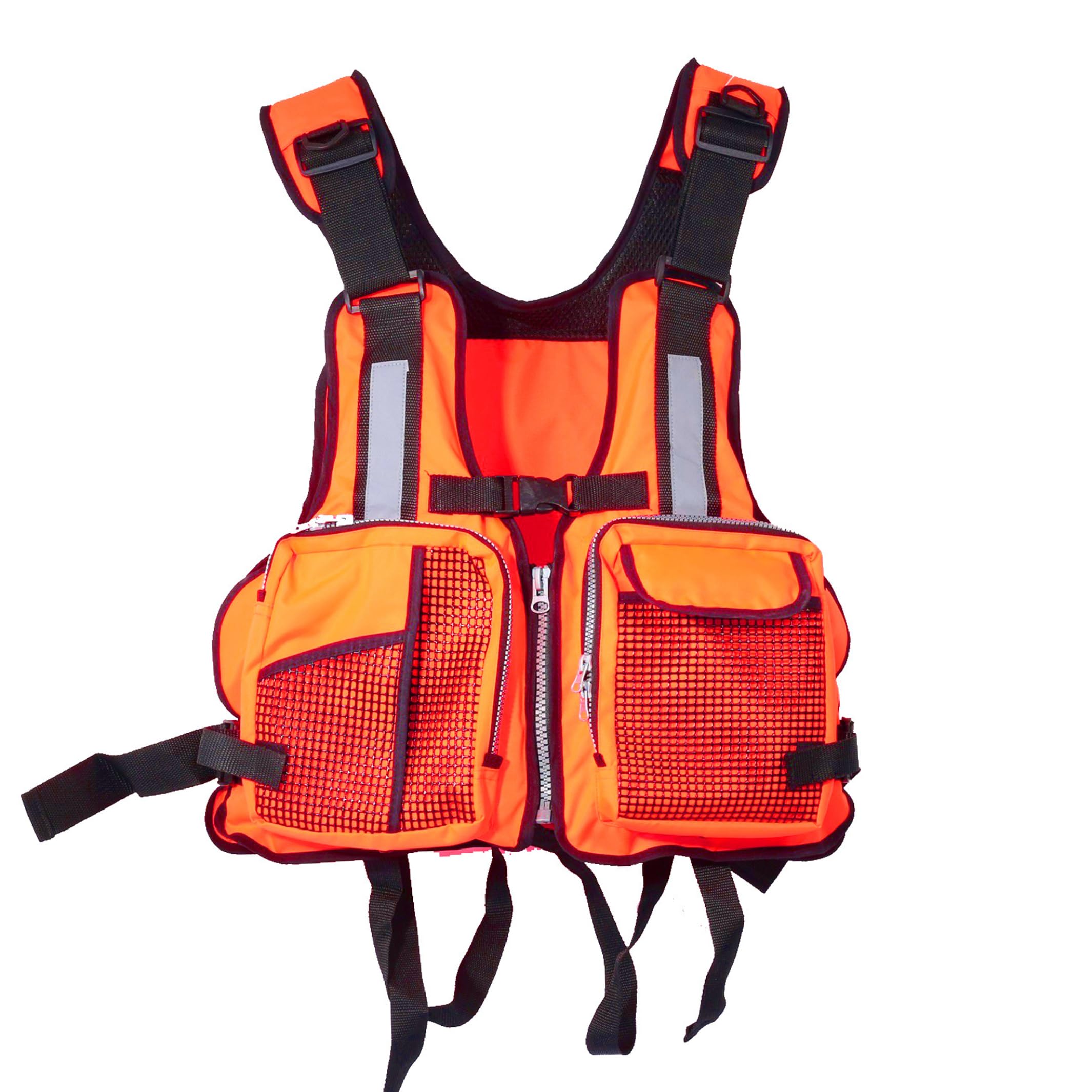 Giacca galleggiante per adulti, cinghie regolabili e fischietto rosso | Cinghie regolabili, fischietto d'emergenza, sicurezza in acqua, pesca, kayak, canottaggio, nuoto