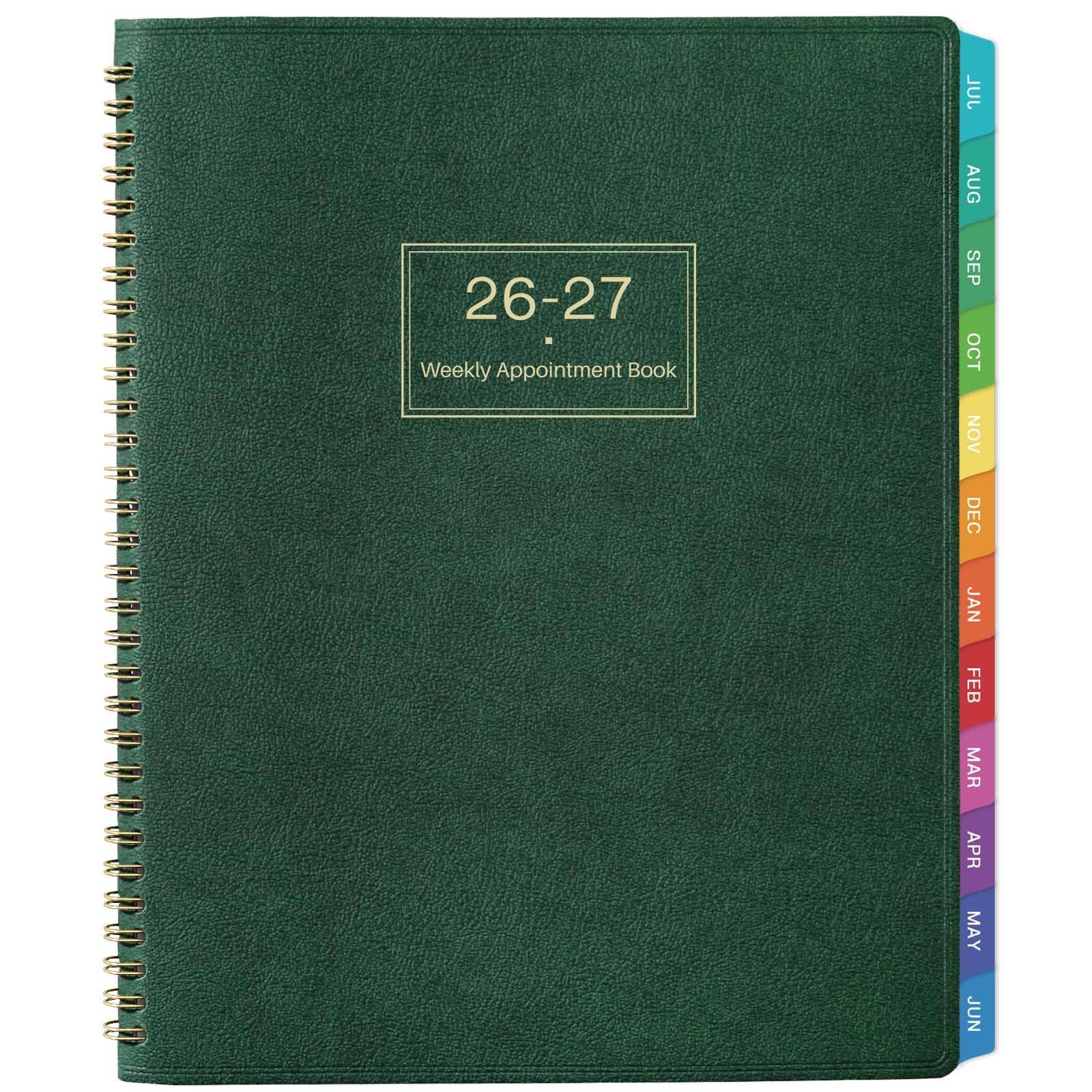 Appointment Book 2026-2027 - Daily Hourly Planner 2026-2027, JUL 2026 - JUN 2027, 9"x 11", 26-27 Planner Weekly and Monthly, Appointment Planner 26,