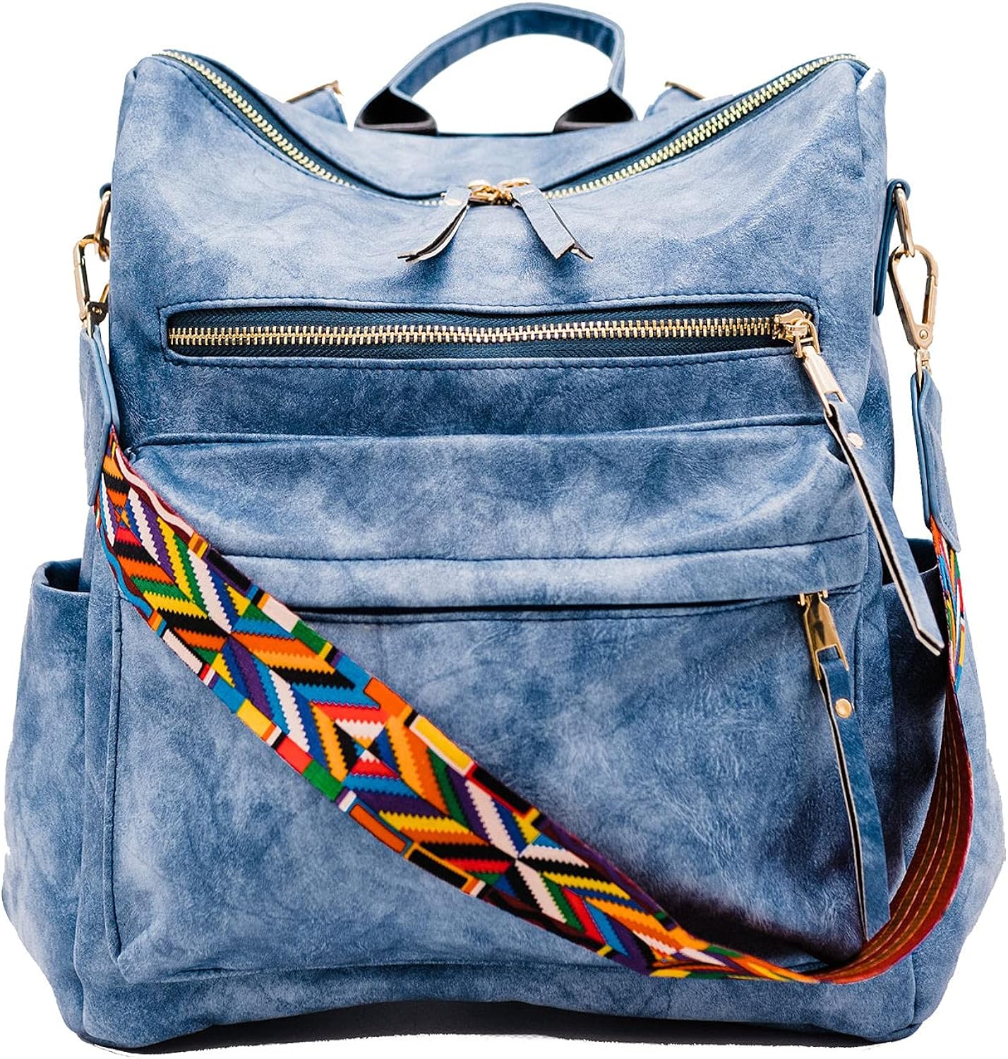 UNBURDENED Modischer Rucksack für Damen, wandelbarer Tagesrucksack, DesignerReiseWickeltasche