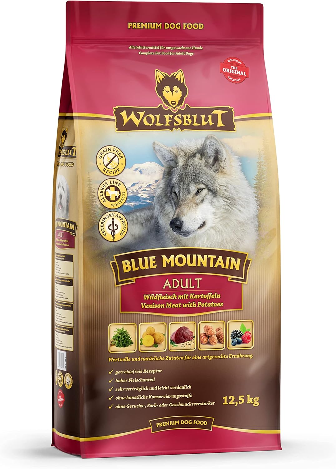 Wolfsblut - Blue Mountain - 12,5 kg - Wildfleisch - Trockenfutter ...