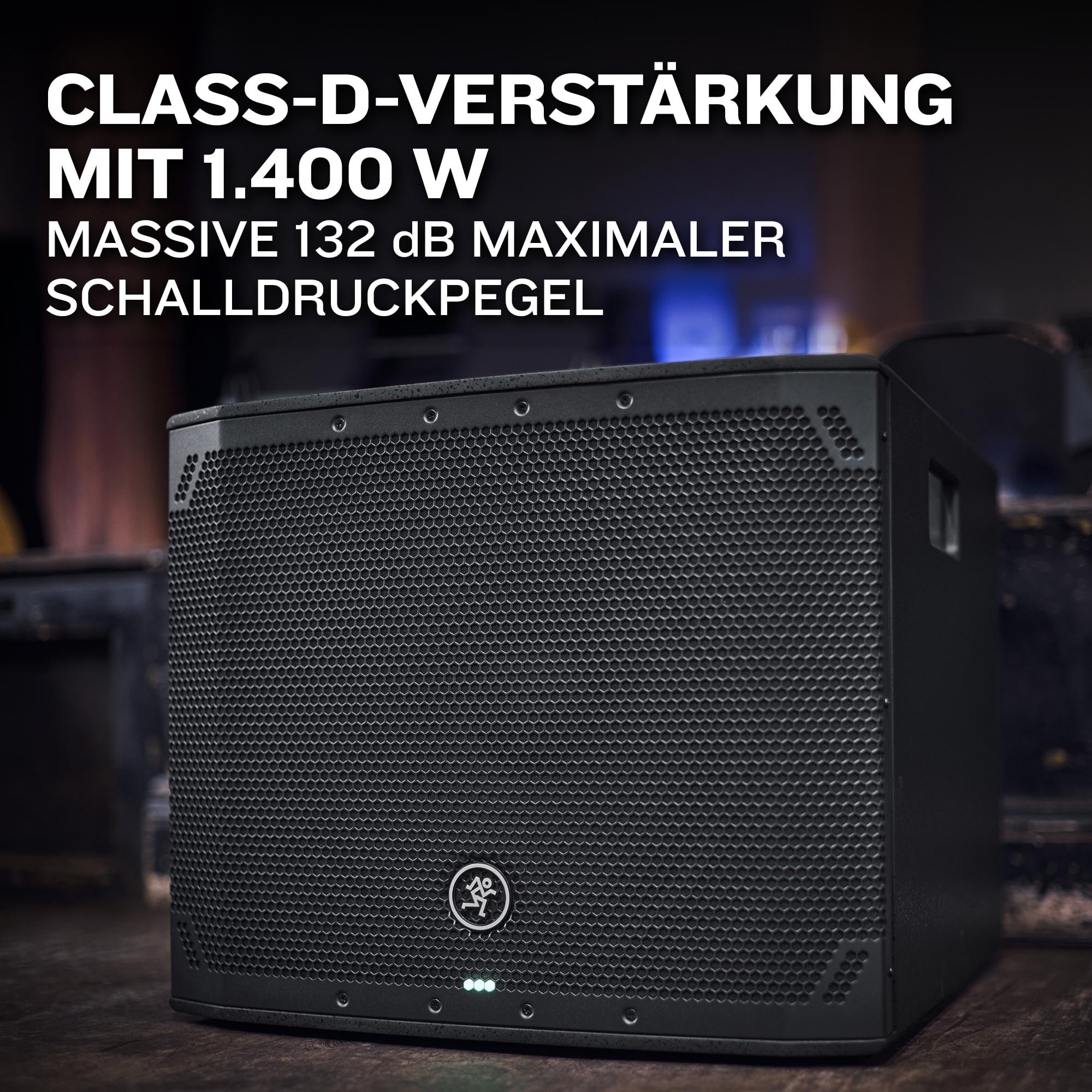 Mackie Thump15Sv4 15" Professioneller Aktiv-Subwoofer mit 132 dB SPL und 27 Hz Tiefbasswiedergabe