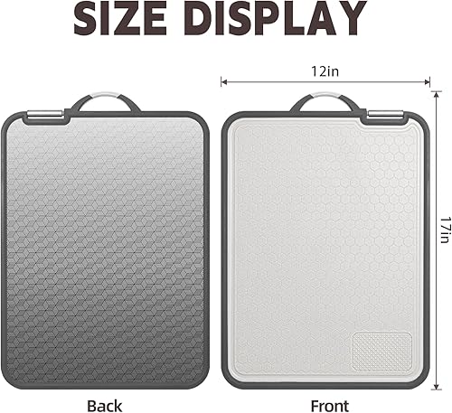 Miniatura 2 de Tabla de cortar de titanio - Nueva mejora 2025 Tablas de cortar 100% puras de titanio para cocina, tabla de cortar de titanio de doble cara, tabla