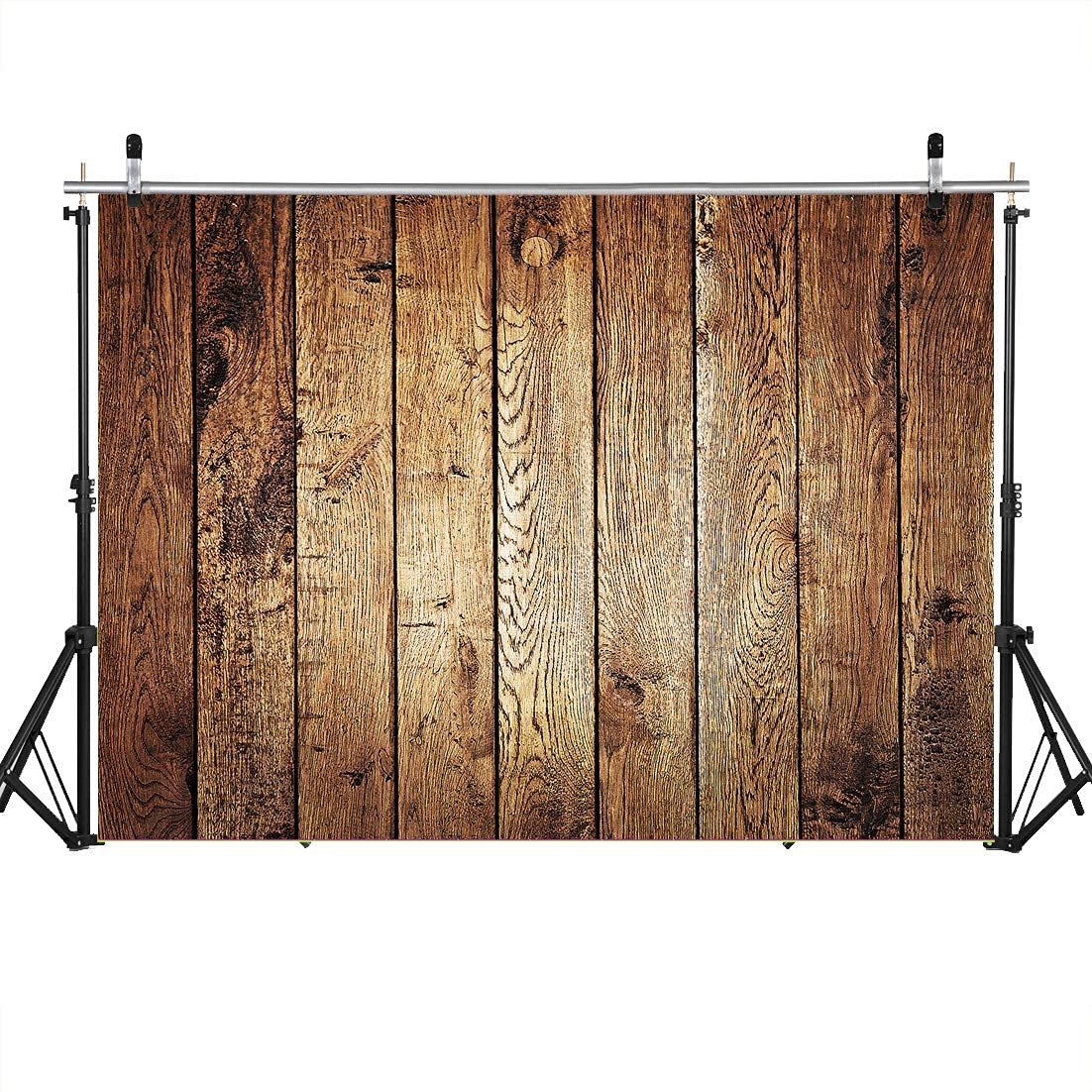 WOLADA 7x5FT Rustic Backdrop Retro Wood Wall Backdrop Wood Backdrop Brown Wood Backdrops Baby Shower Backdrop Birthday Party Banner Wedding Backdrop Studio Photography Props 11867