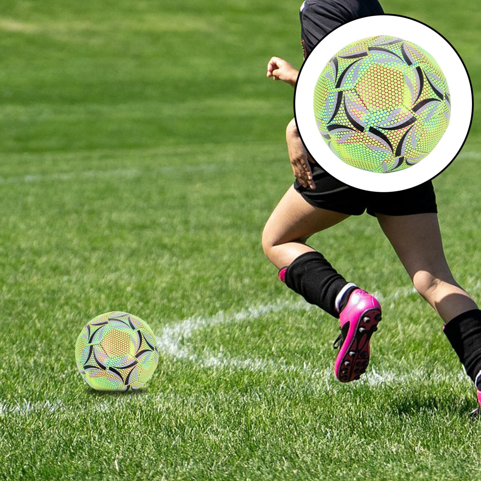 de Fútbol Profesional 5 Número para Entrenamiento Juvenil y Diseño Ergonómico Alta Durabilidad para Juegos y Diurnos