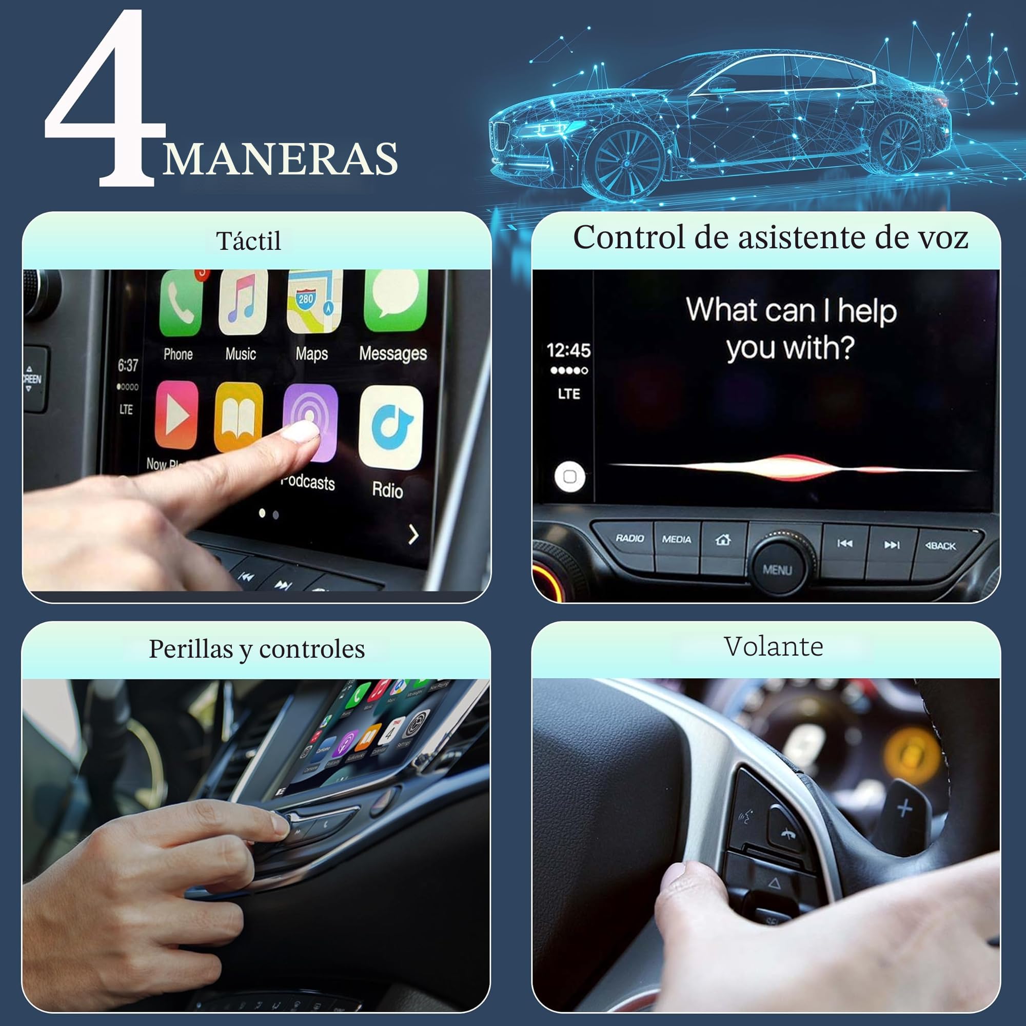 Lyssiefeel Wireless Carplay Adapter for iPhone,2024 Upgrade USB CarPlay Wireless Stick,Easy Plug & Play,Compatible with Cars from 2016 & iPhone iOS 10+ (CLZ121)