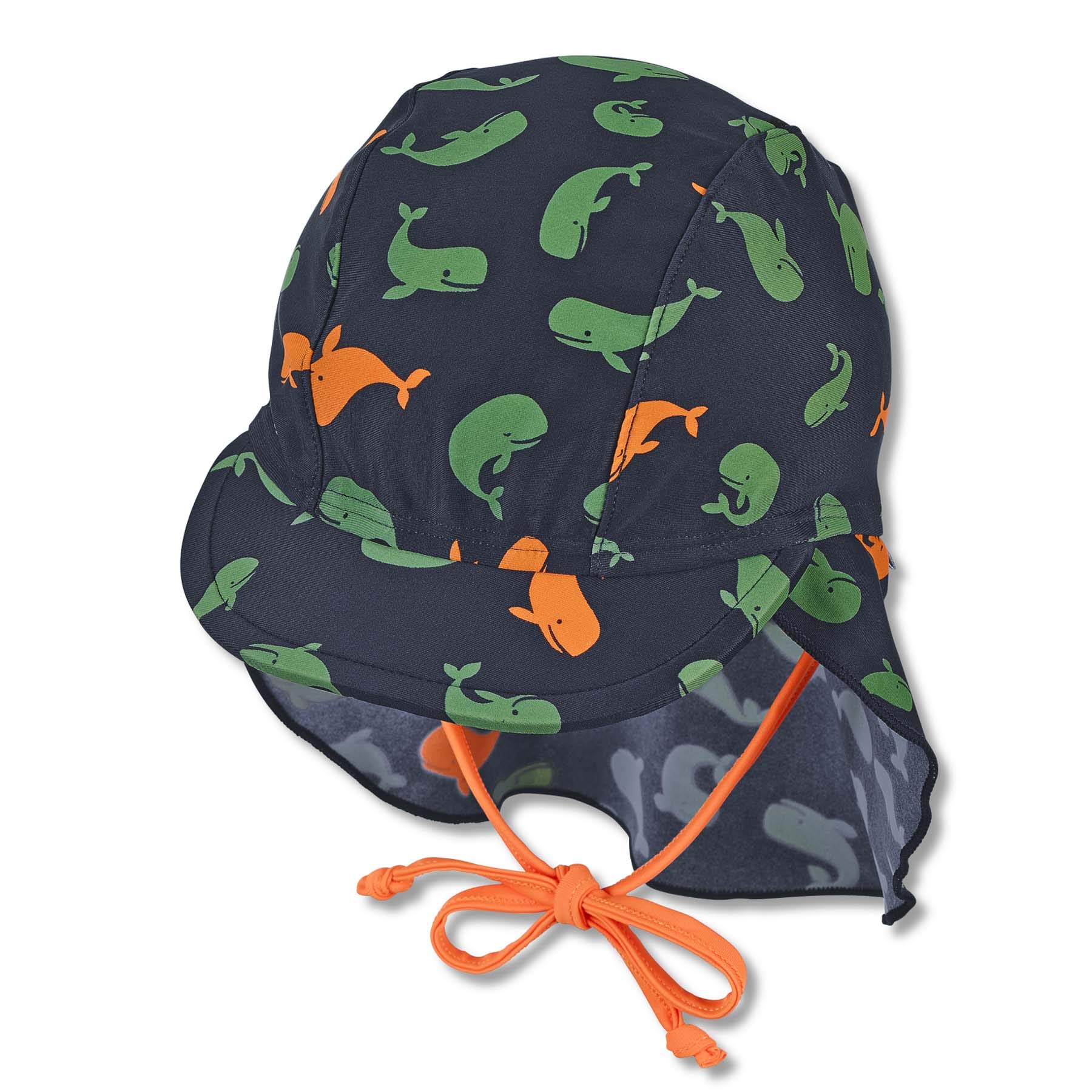 Sterntaler Baby - Jungen Pet met nekbescherming Sonnenhut, Marine, 51 EU