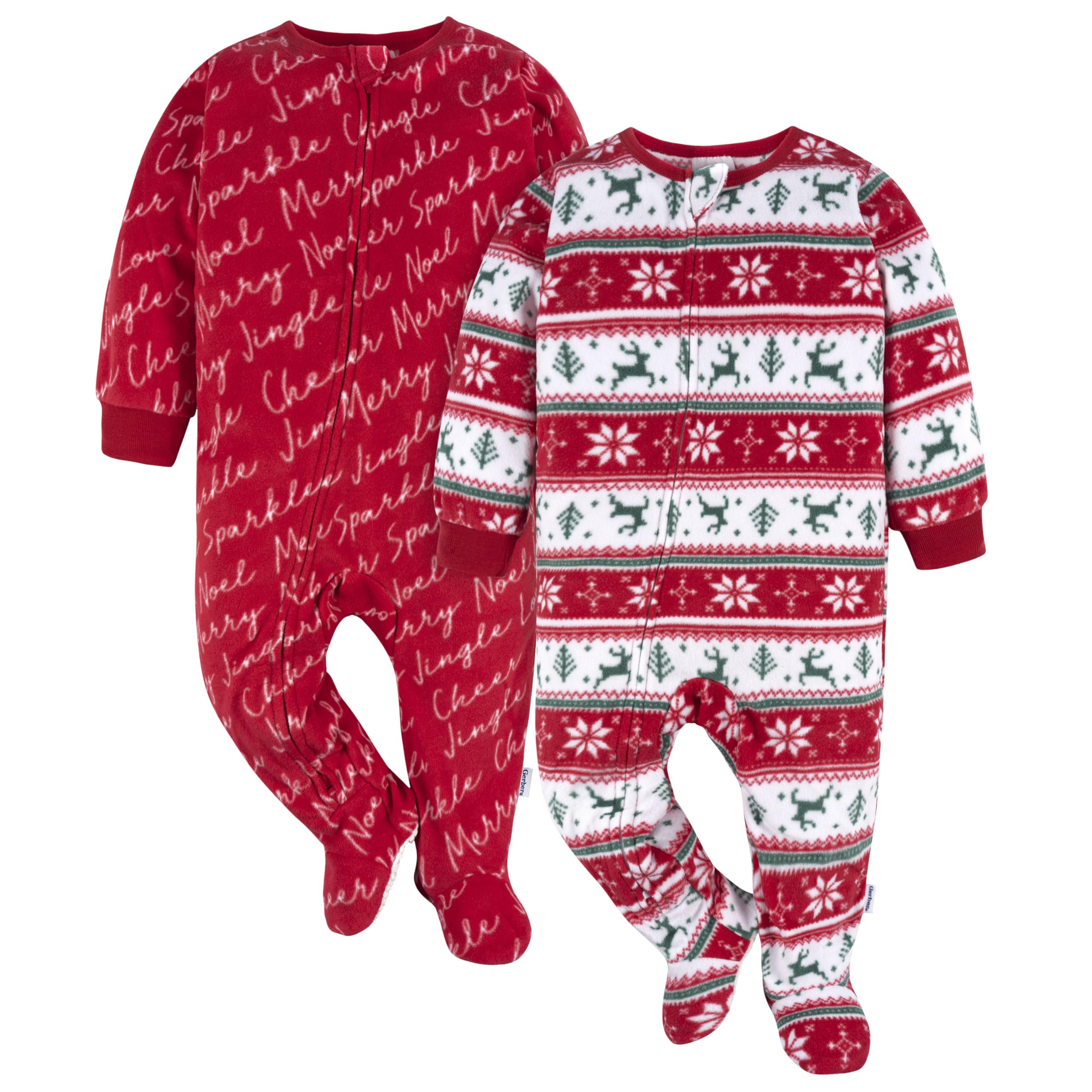 Gerber Baby Boys’ 2-Pack Sleep ‘N Play Pajamas
