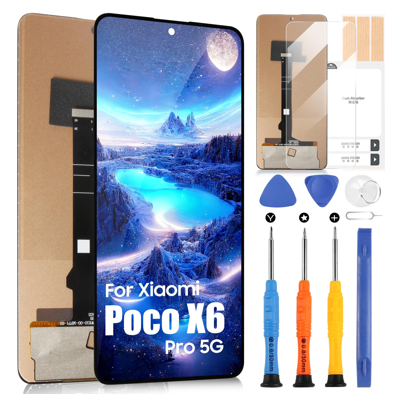 Pantalla para Xiaomi Poco X6 Pro 5G Reemplazo de pantalla