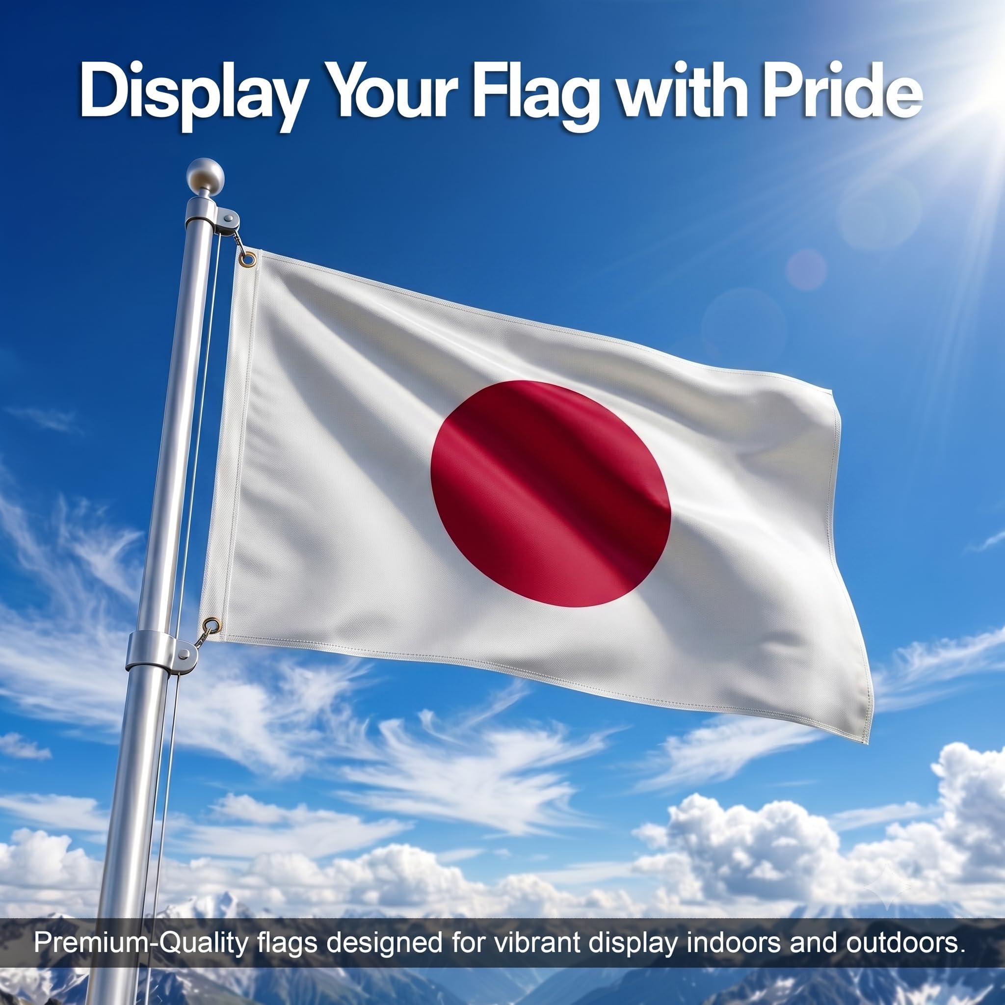 Amazon.com : DMSE Japan National Flag, 2ft x 3ft - Fade-Resistant
