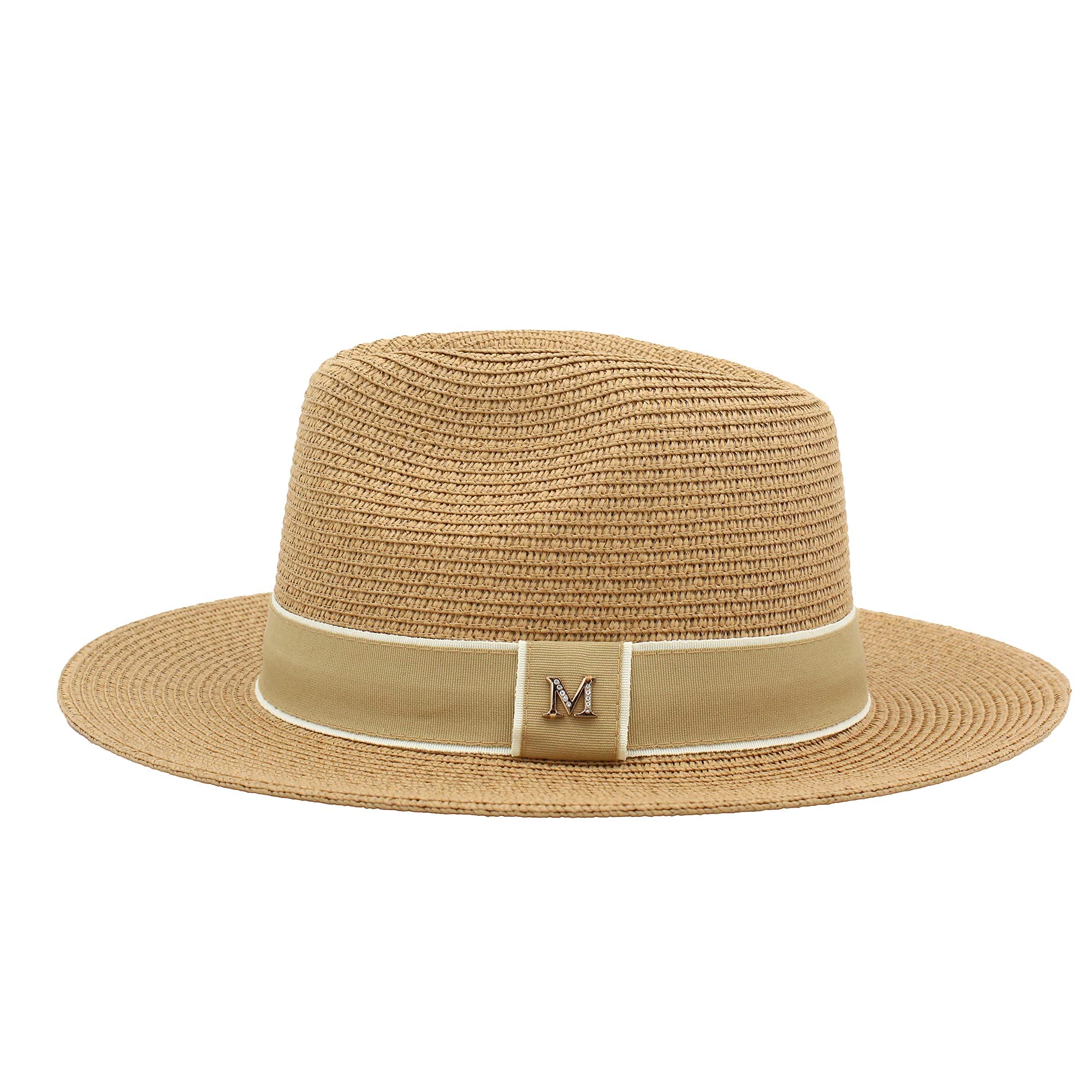 Carnavalife Sombrero Hombre Mujer de Panamá de Paja, Sombrero de Verano para Playa, Sol y Viaje, Diseño de ala Ancha Unisex, Tallas