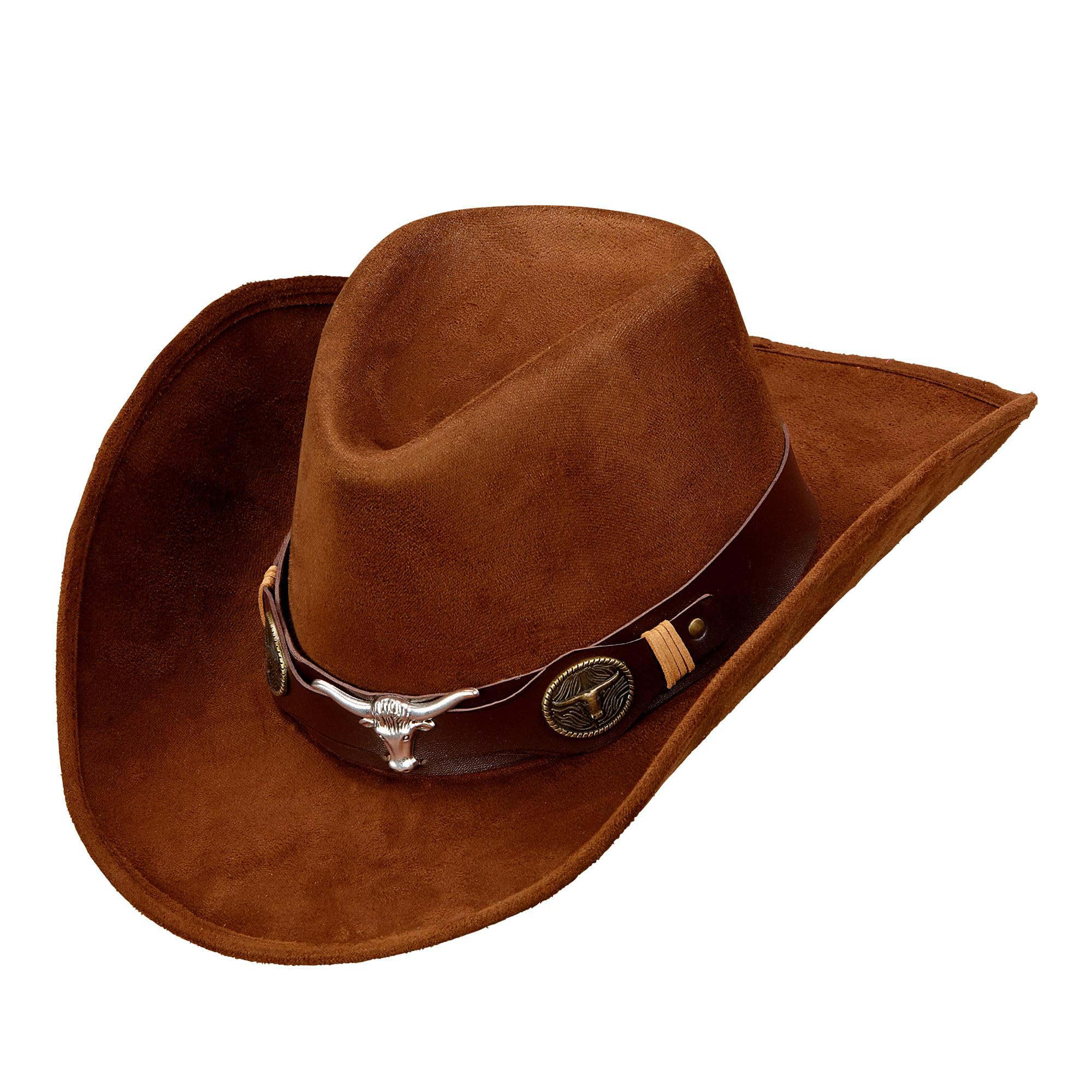 Widmann 68565 Cowboy Hat, Wild Western Hat, Carnival, Theme Party