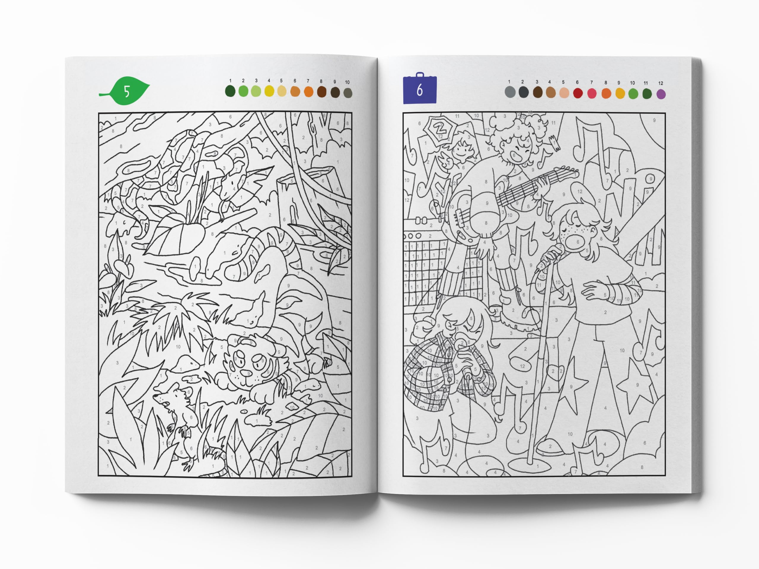 Mes 300 coloriages au numéro: Avec 1 crayon multi-mines offert