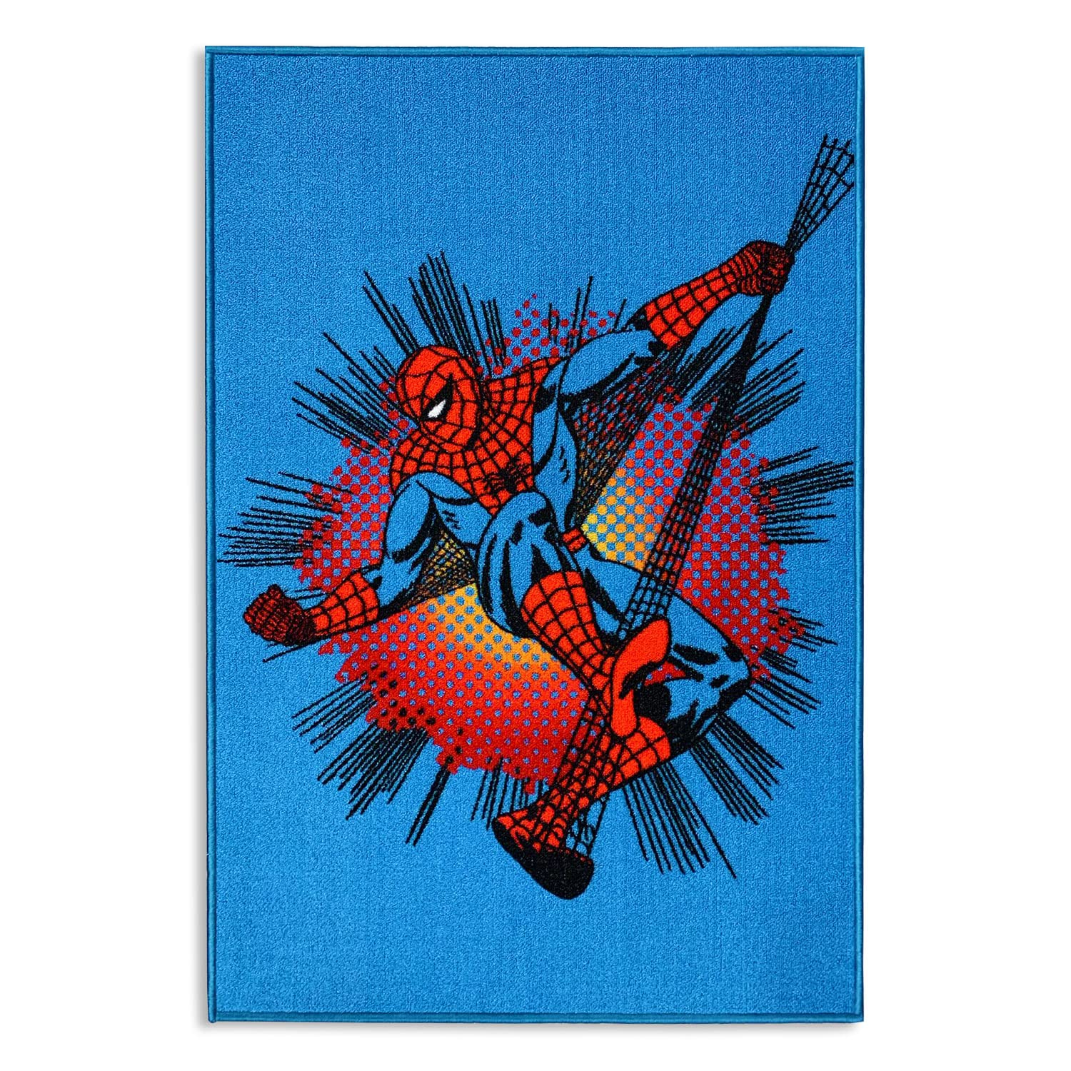 Antypoślizgowy dywan do pokoju dziecięcego Marvel Spiderman 80 x 120 cm 4951