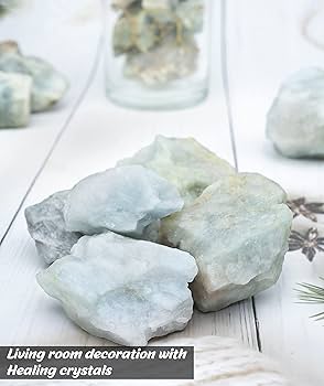 Amazon.co.jp: ZAICUS 1/2ポンド アクアマリン 原石 石 石