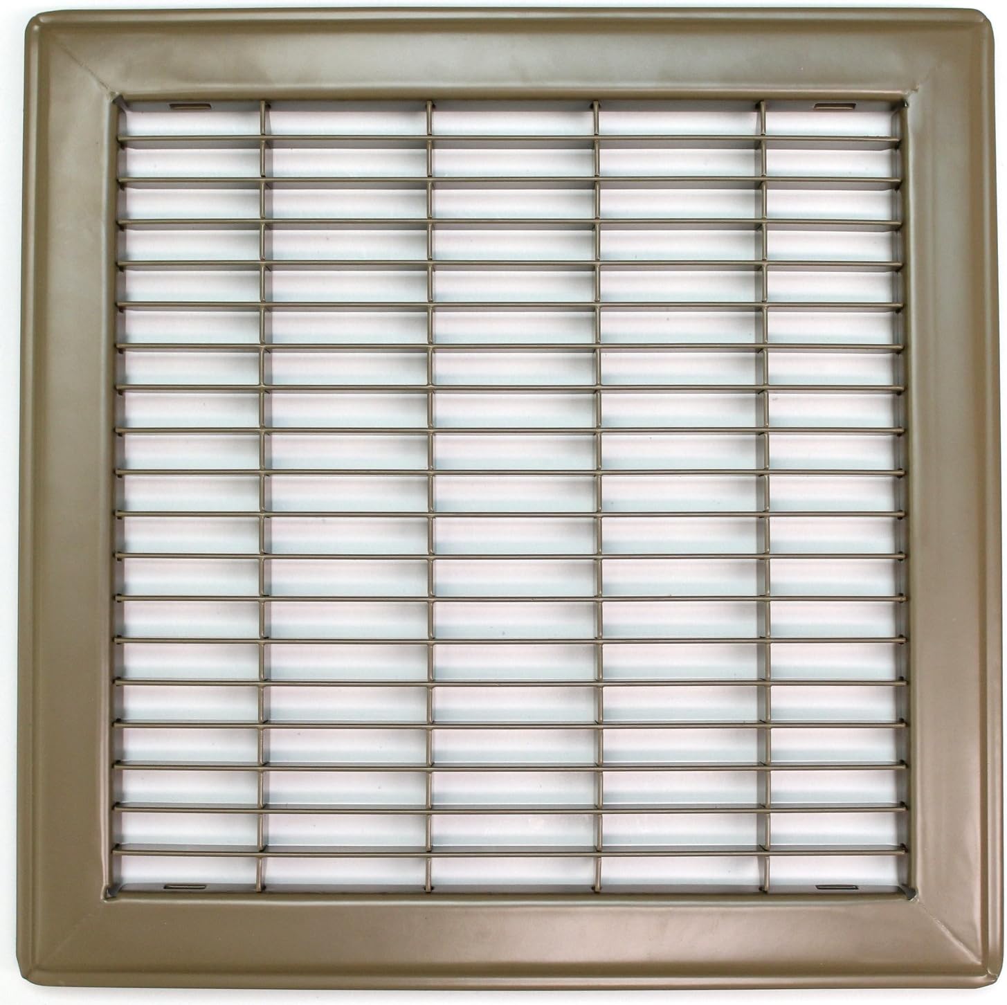 (Color white) HVAC Premium 12\\\" X 12\\\" Heavy Duty Walkable Floor Grille - Fixed Blades Air Grille - White [Outer Dimensions: 13.75 X 13.75] 12 X 12