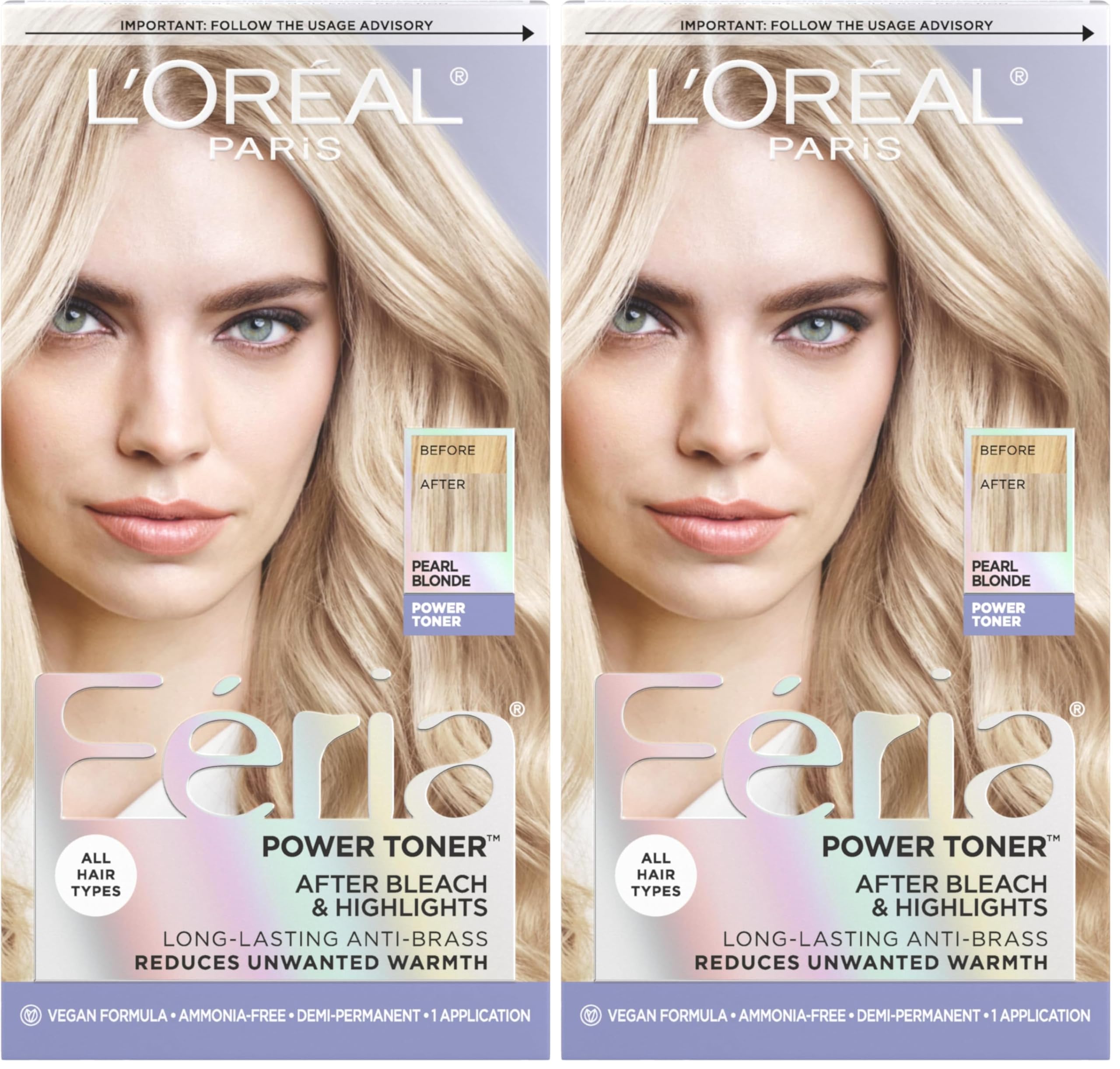 Amazon.com: L'Oreal Paris Feria Long-Lasting Anti Brass Power Hair