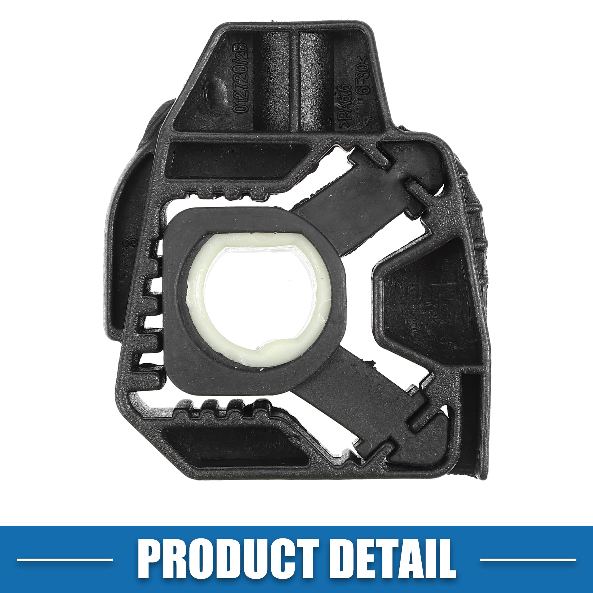 X AUTOHAUX Kühler Halterung Montage 1J0806155E Für VW Jettle 4 Satz | Material: Gummi, Kunststoff, Farbe: Schwarz, Größe: 53x46x17mm & 62x58x19mm, OE: 1K0121367C, Anwendung: Kühler Montage
