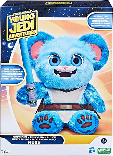 Miniatura 2 de Star Wars: Young Jedi Adventures Fuzzy Force Nubs, peluches, juguetes preescolares para niños y niñas de 3 años