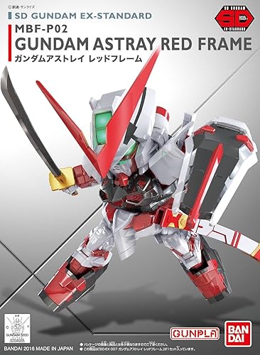 Miniatura 9 de Bandai Hobby SD EX-Standard 007 Astray Red Frame "Gundam Seed Astray" Kit de construcción