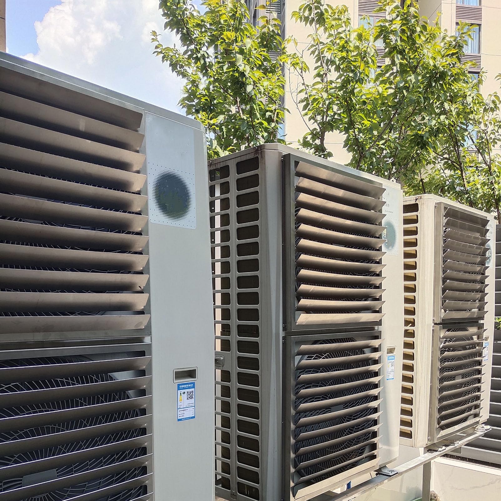Copertura Universale per condizionatore d'Aria per unità Esterne, Deflettore AC Esterno Griglia di Ventilazione Copertura Protezione Recinzione, Deflettore Vento compressore condensatore AC