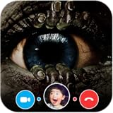 Fake video call horror eye Prank