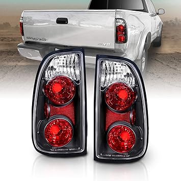 Amazon Com Amerilite Black Euro Tail Lights For Toyota Tundra Passenger And Driver Side Automotive Amazon Com Amerilite Black Euro Tail Lights For Toyota Tundra Passenger And Driver Side Automotive