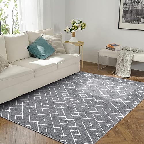 Miniatura 2 de GAOMON Alfombra para sala de estar, alfombra para dormitorio, alfombra de 4 x 6 pies, alfombra de pelo largo, alfombra moderna, esponjosa, alfombra