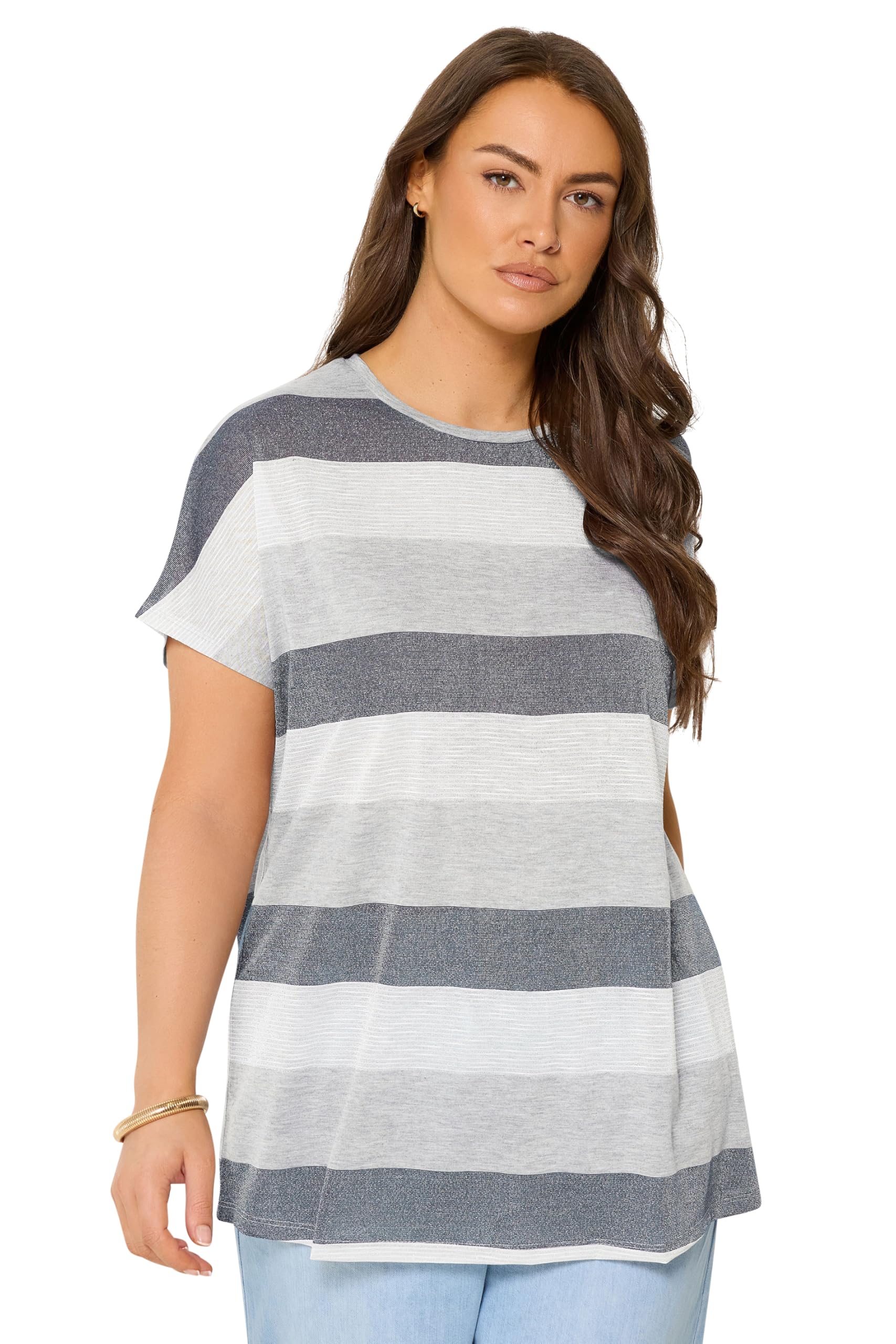 Yours - Women's T-Shirt - Size 20 - Grey