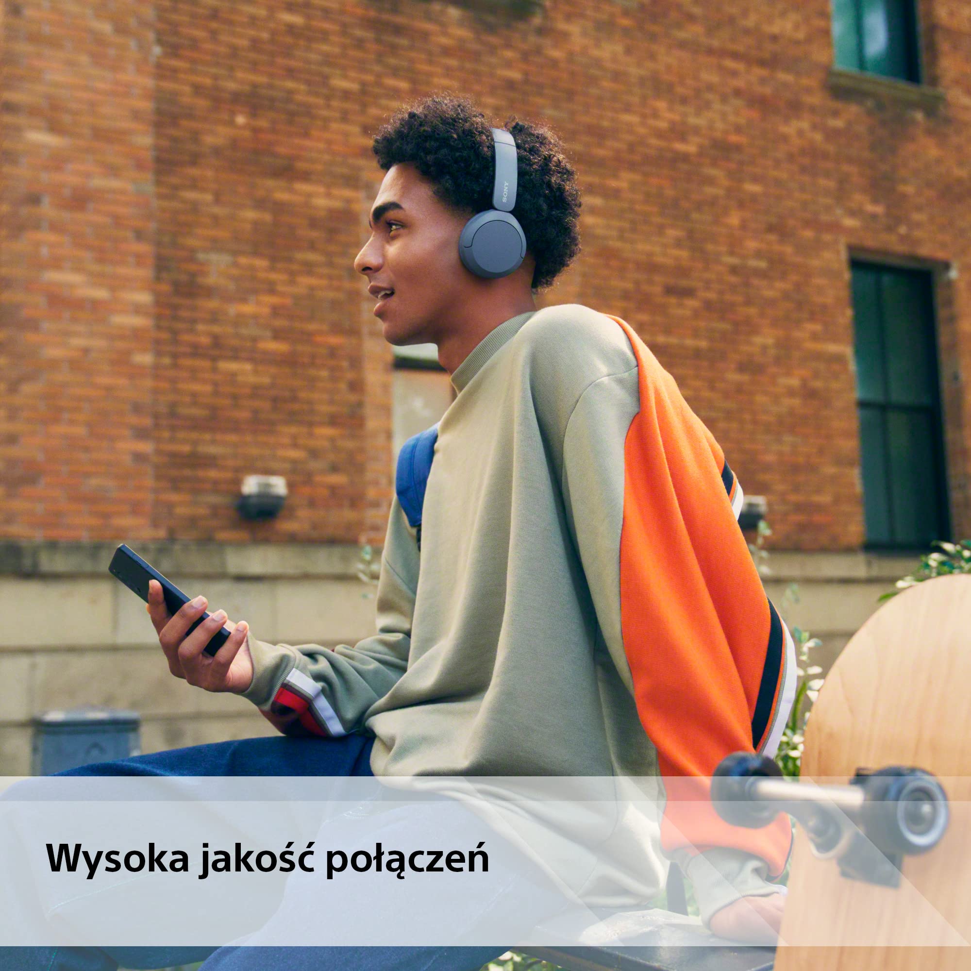 Sony WHCH520L.CE7 Słuchawki, Niebieski