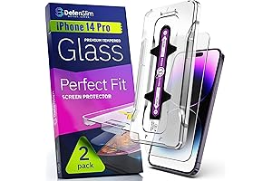 Defenslim iPhone 14 PRO Screen Protector - 2-Pack with Easy Auto-Align Install Kit