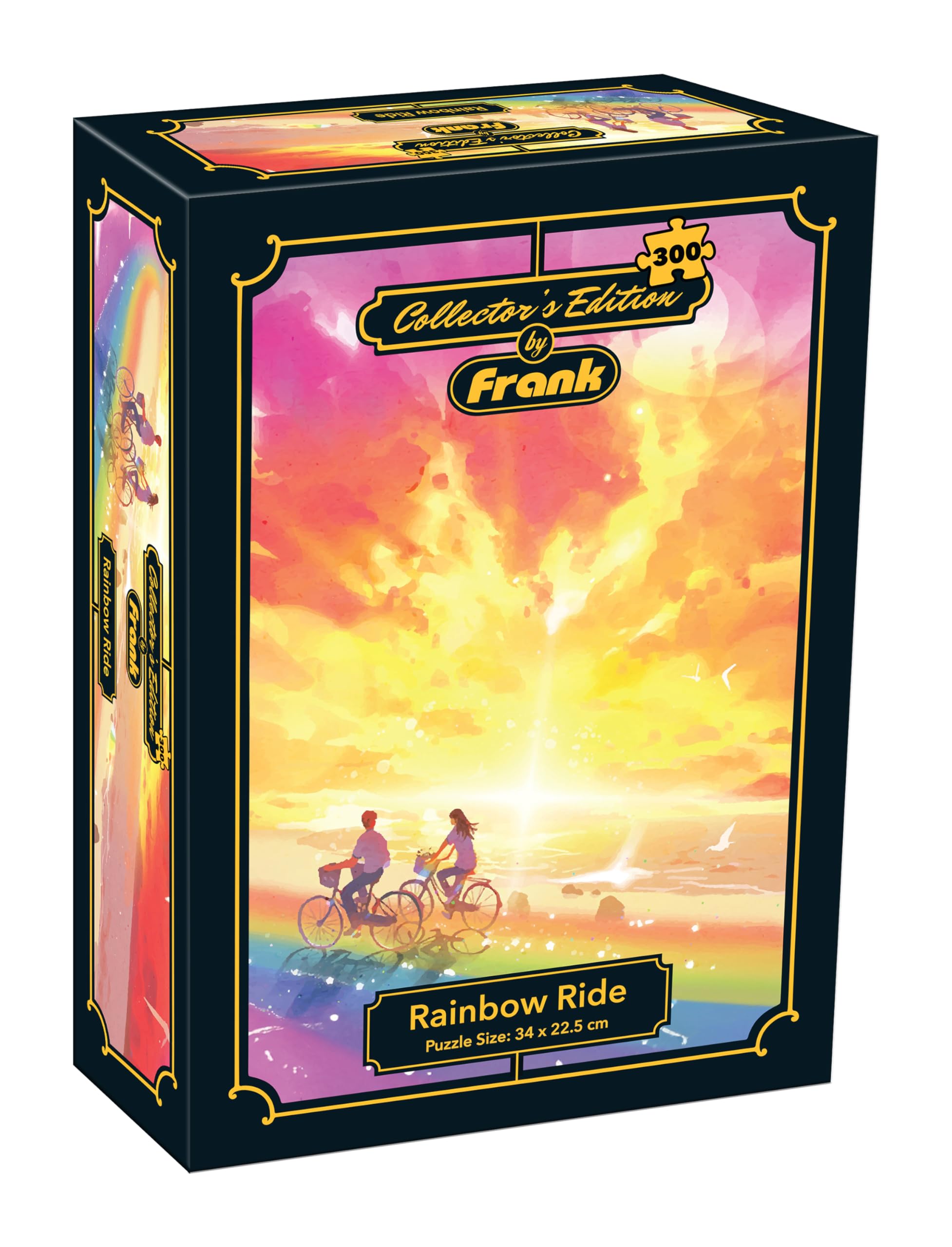 Frank Rainbow Ride 300 Pieces Jigsaw Puzzles | Collector's Edition | Challenging Realistic Illustration Puzzle – Focus, Memory & Brain-Boosting Indoor Game | for Adults & Kids 9+ Years-picture-28