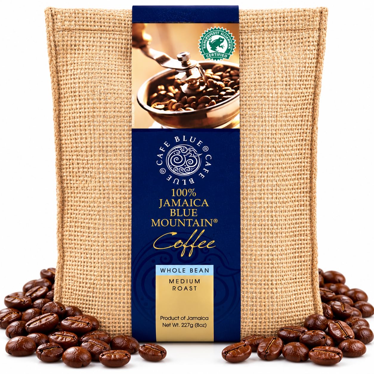 Amazon.com: Cafe Blue 100% Jamaica Blue Mountain Coffee Beans