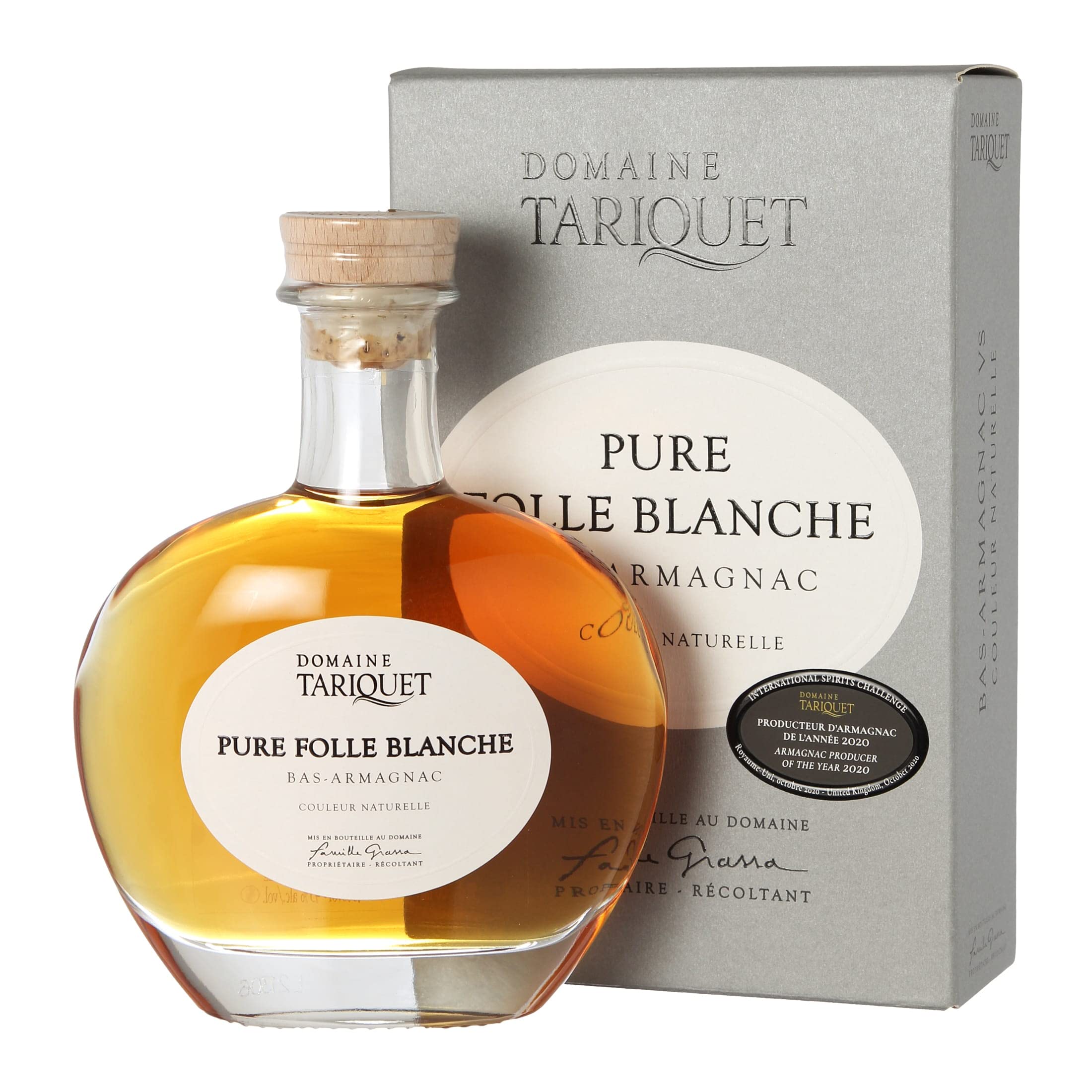 Carafe Pure Folle Blanche VS Château du Tariquet Bas-Armagnac AOC - Domaine Tariquet - Armagnac (weich) aus Frankreich/Gascogne