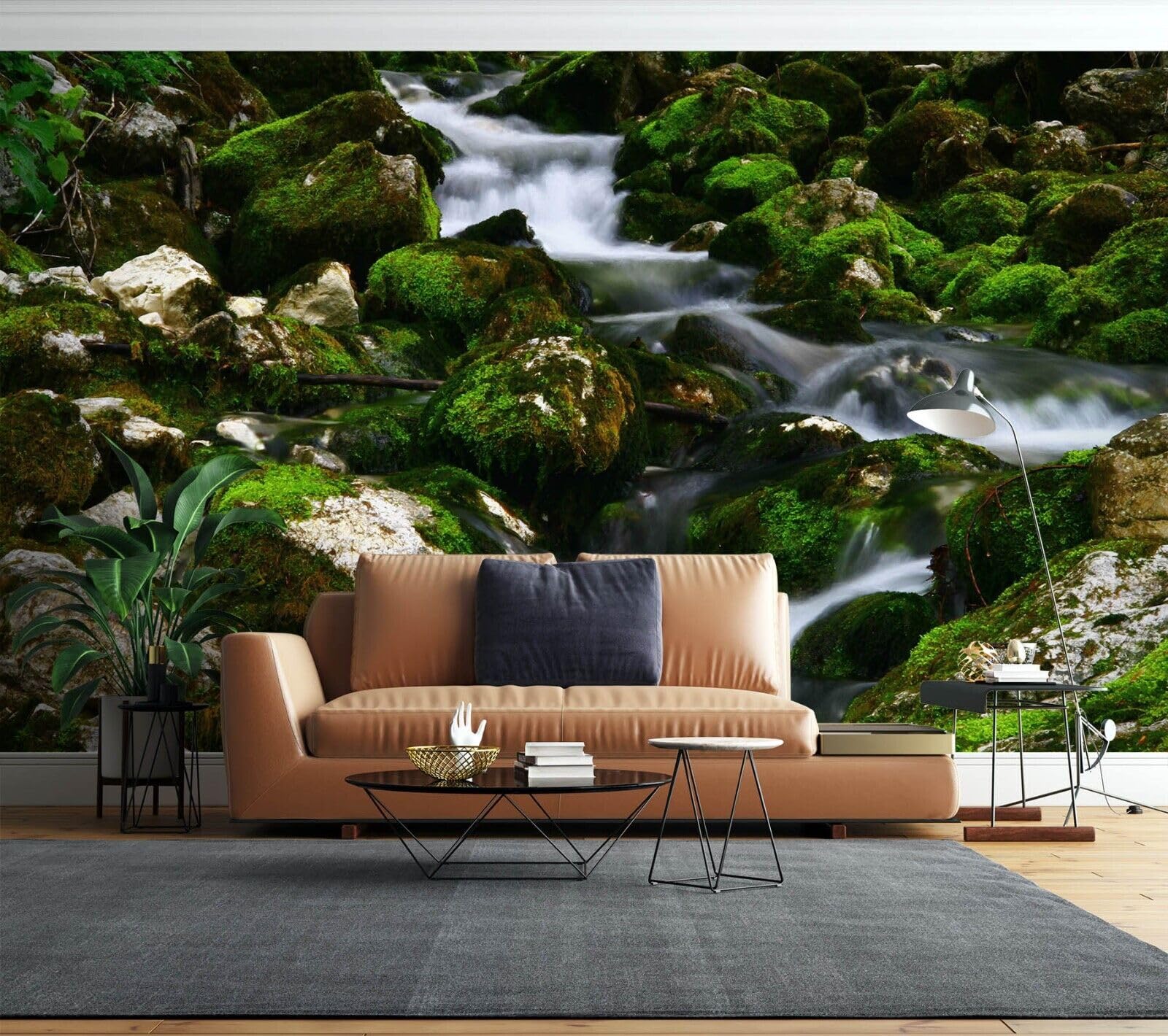 Papier peint panoramique pierre 3D murales panoramique salon chambre enfant 150x105