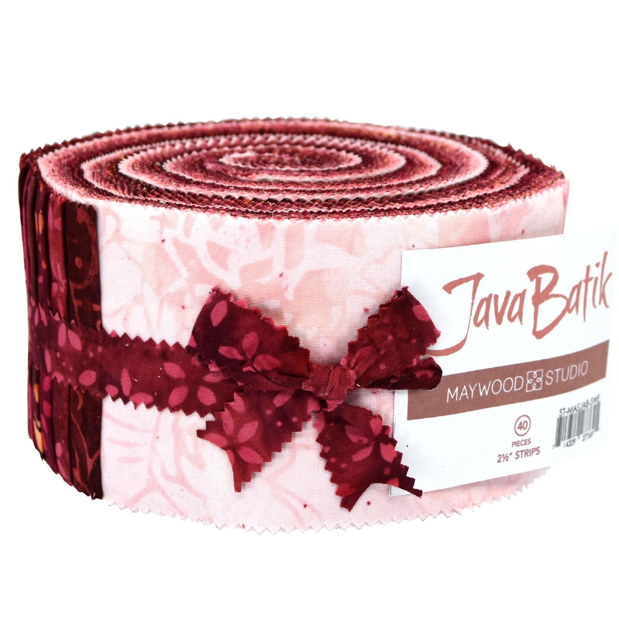 Maywood studio Java Batiks Sweetheart 2.5" Strips - 40 pcs