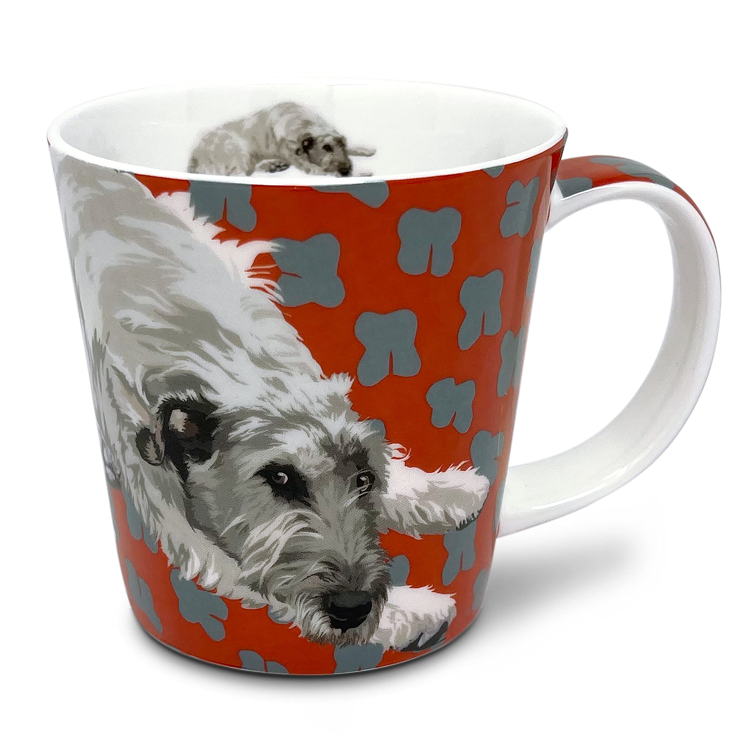 Leslie Gerry Bone China Mug, Wolf Hound by Leslie Gerry