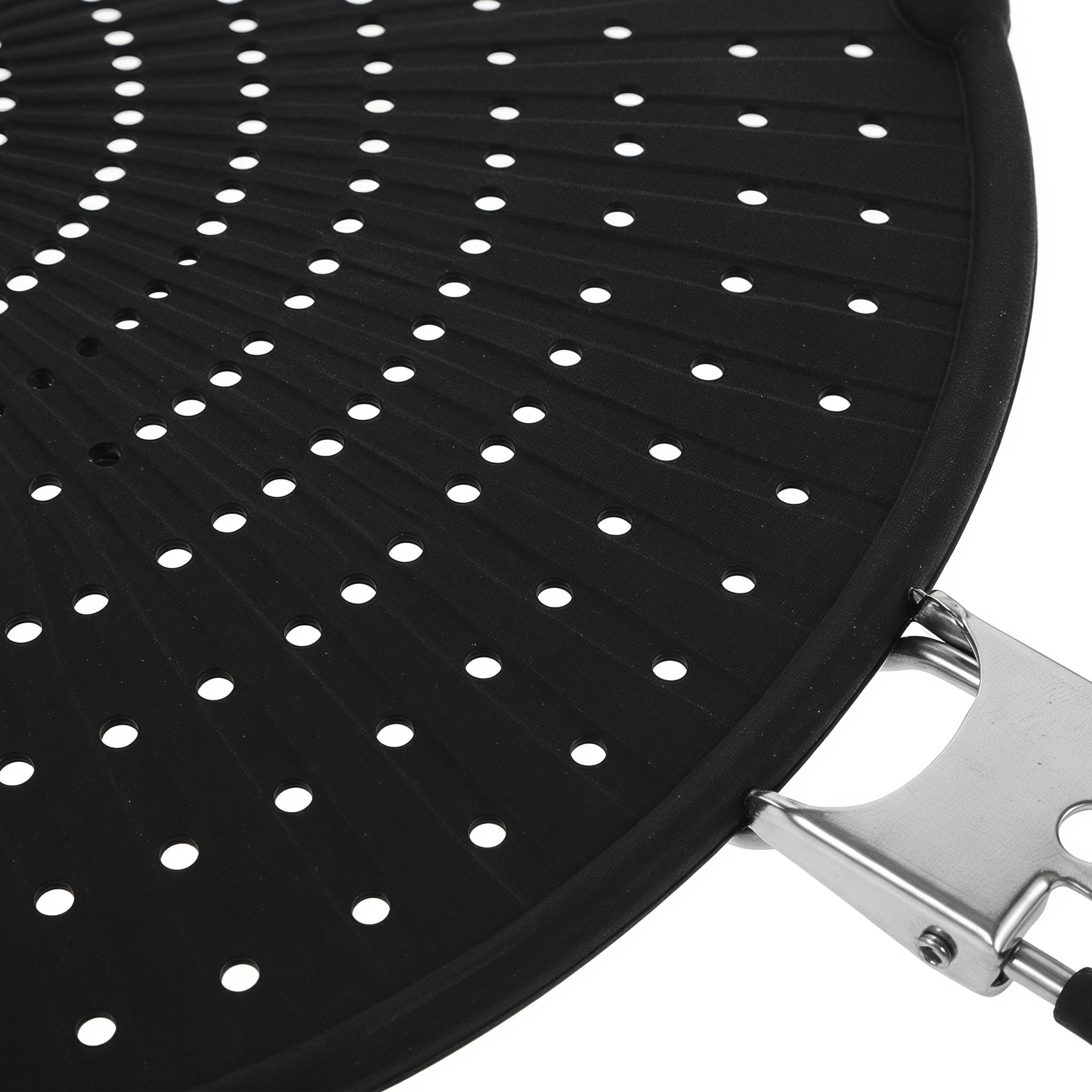 Protector Antisalpicaduras de Silicona Plegable 2 Piezas para Sartén