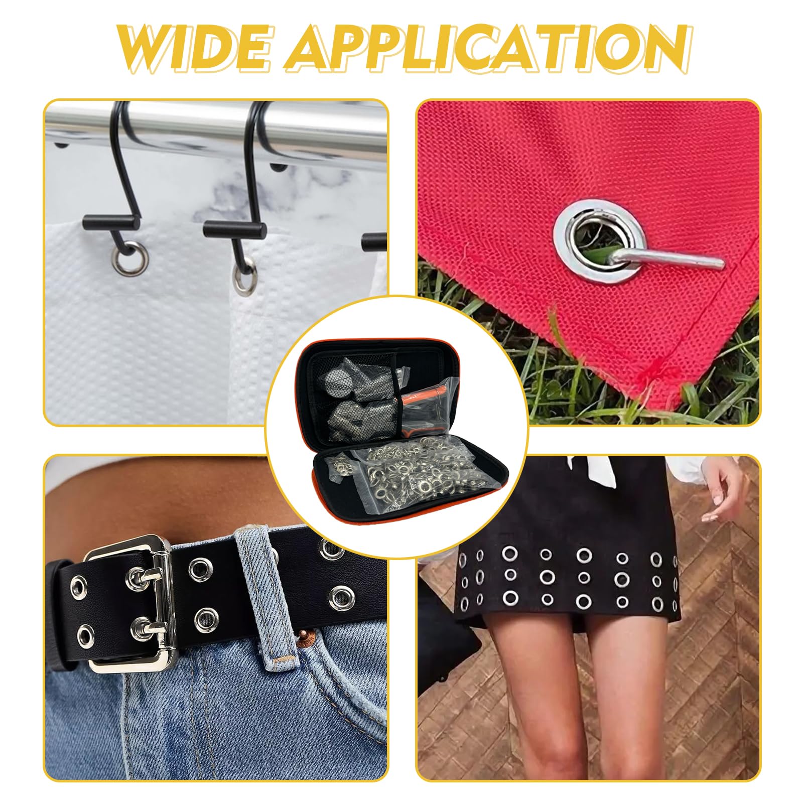 Magnetic Eyelet Punch Kit (10MM+6MM) Includes A Tool Bag - Image 3