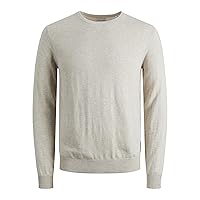 JACK & JONES Jjeemil Knit Crew Neck Noos, Maglione Lavorato a Maglia Uomo
