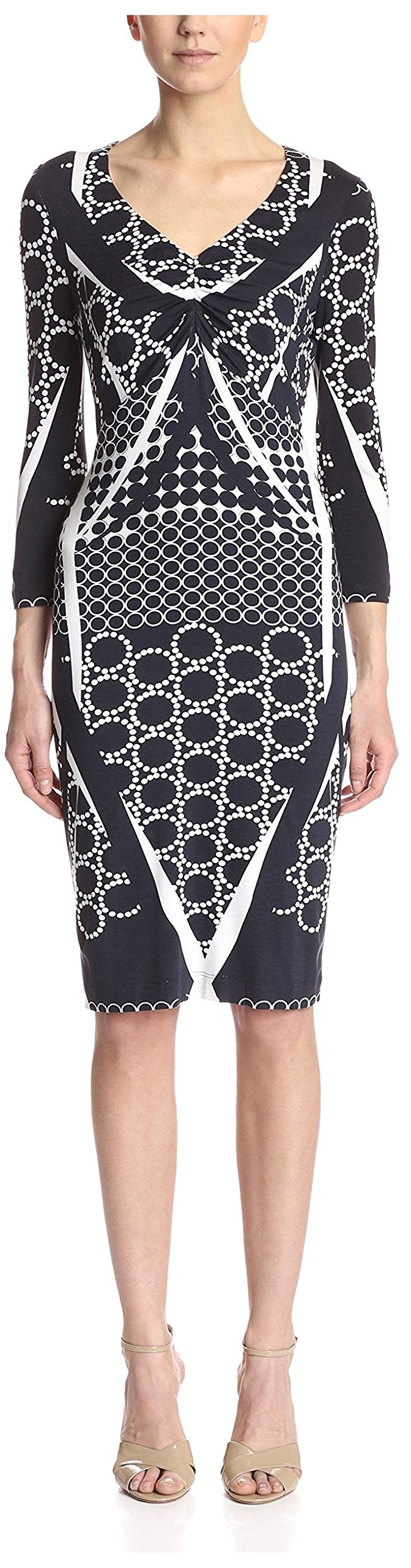 Basler Women's 3/4 Sleeve Sheath Dress