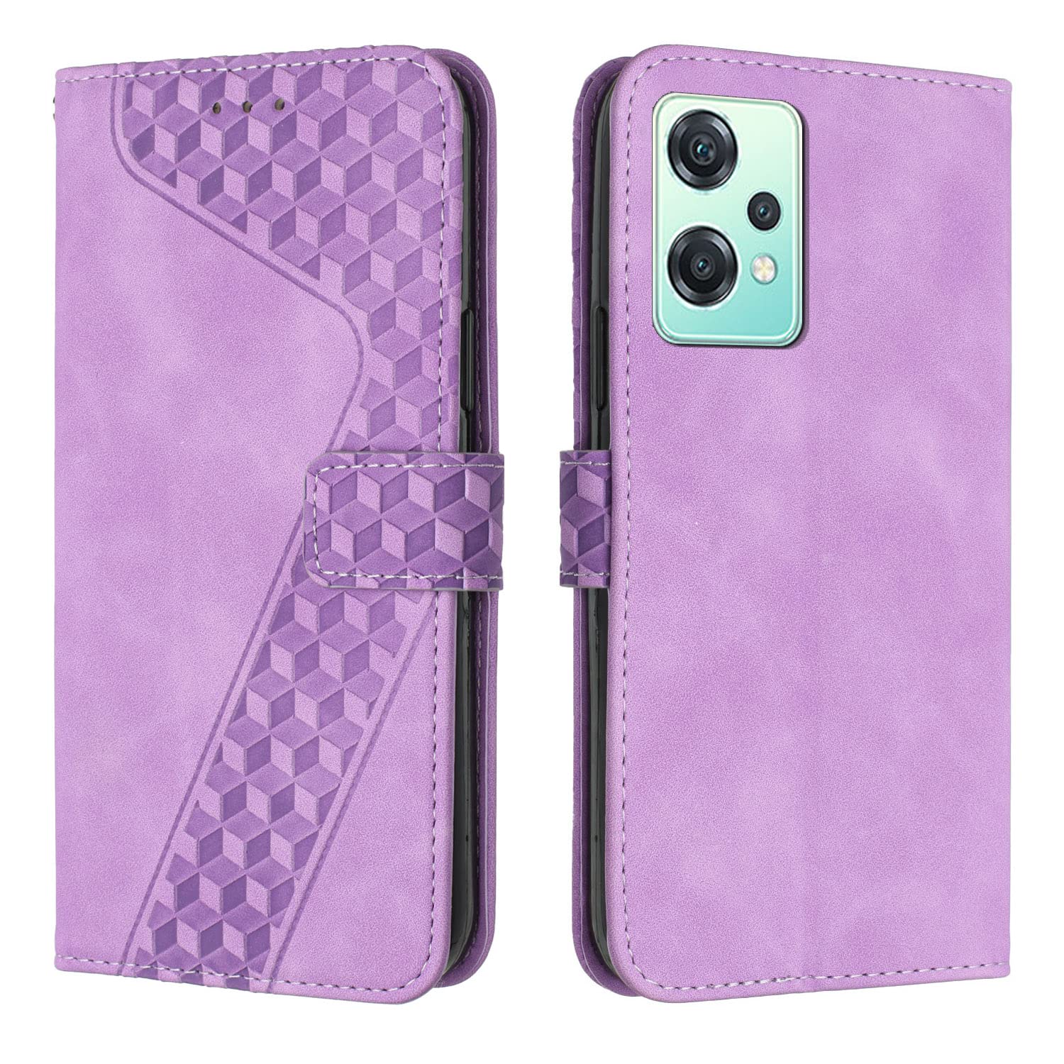 Custodia Portafoglio Con Flip Per OnePlus Nord CE 3 Lite – Pelle PU Blu – Slot Carte E Contanti