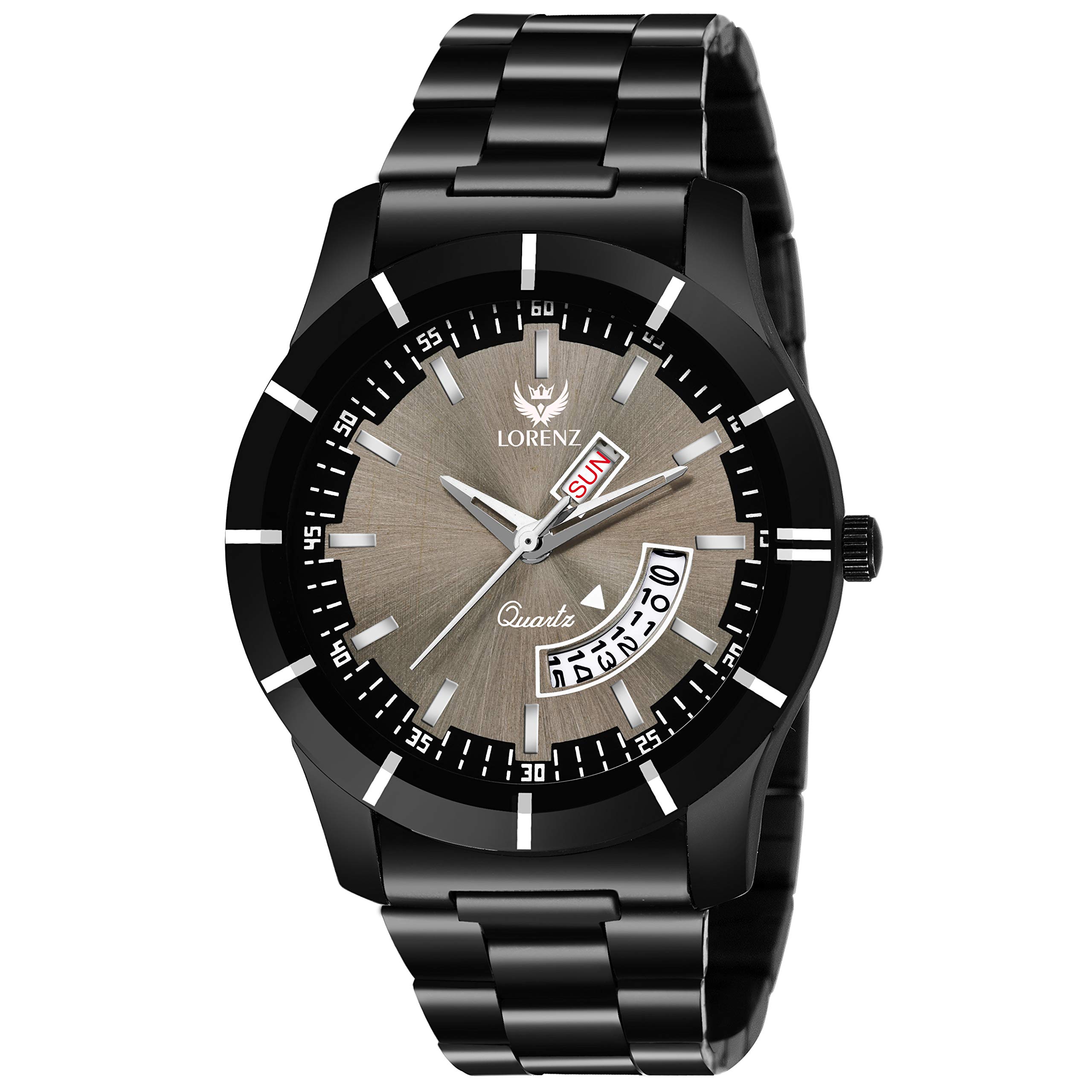 LORENZ Day & Date Functioning Grey Dial Mens Analog Watch- MK-1088A (B07GTKM7V9) Amazon Price History, Amazon Price Tracker