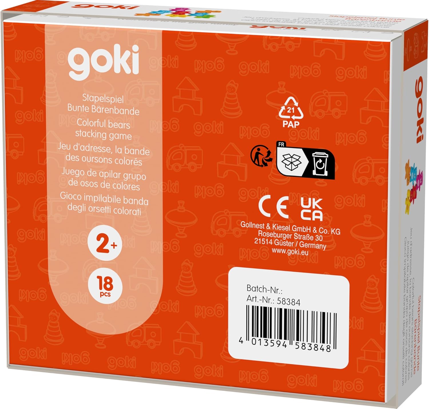 Stapelspiel Bunte Bärenbande